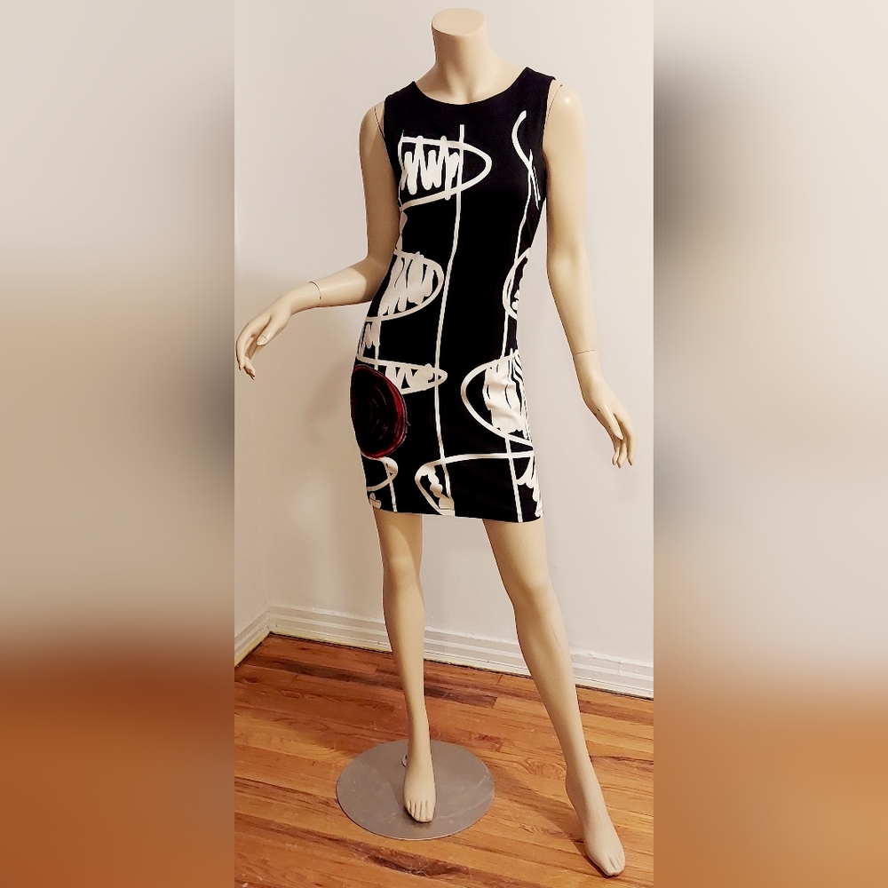 Desigual shift dress Geometric print & 3D